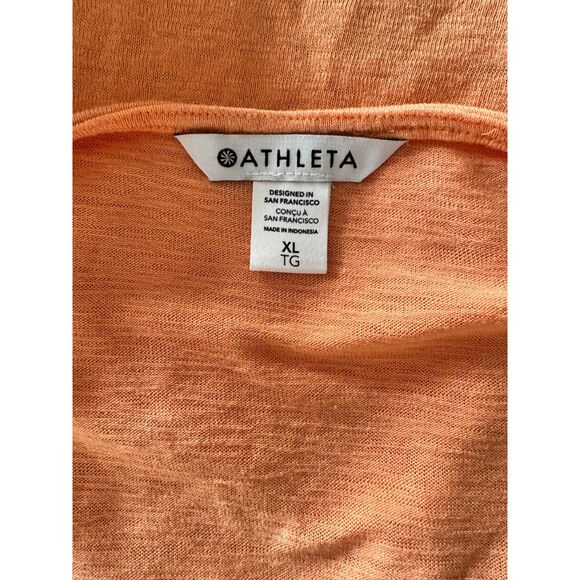 Athleta Breezy Wrap Tank • Peach Orange • Size XL • Lightweight & Flowy - Picture 6 of 7